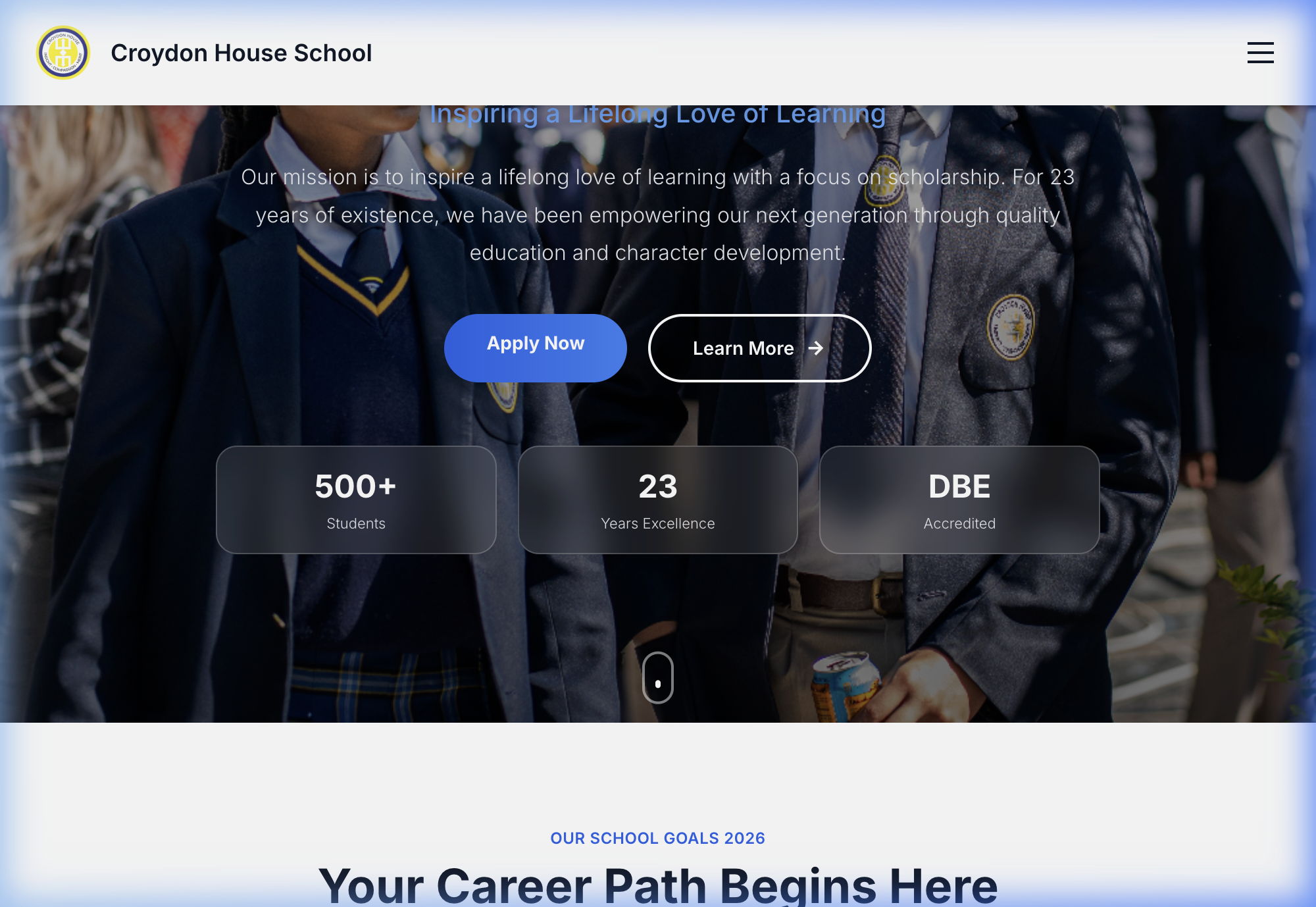 Croydon House School Website